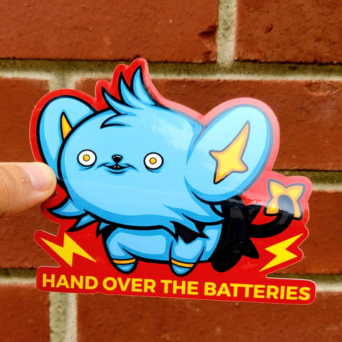 Hand over the Batteries - Sticker