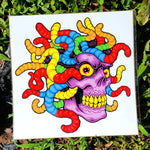 Gummy Worm Medusa - Print